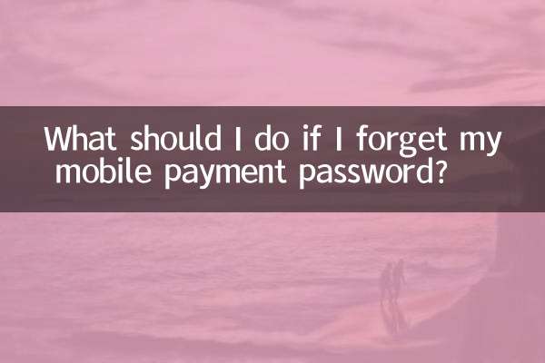 Cosa devo fare se dimentico la password per il pagamento mobile?