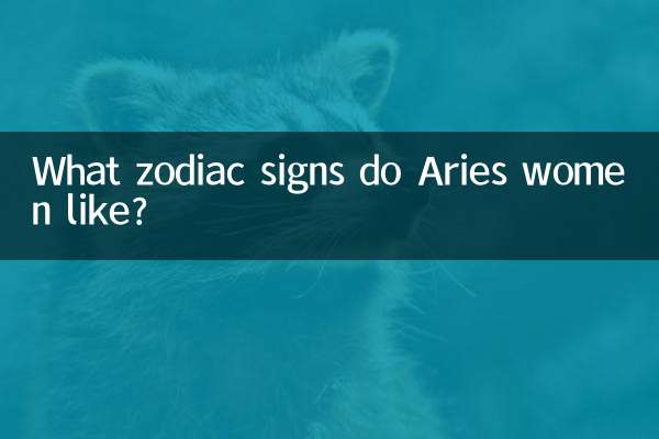 白羊女喜歡什麼星座