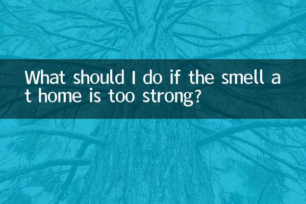 Was soll ich tun, wenn der Geruch zu Hause zu stark ist?