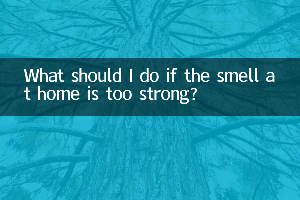अगर घर में बदबू बहुत तेज़ हो तो मुझे क्या करना चाहिए?