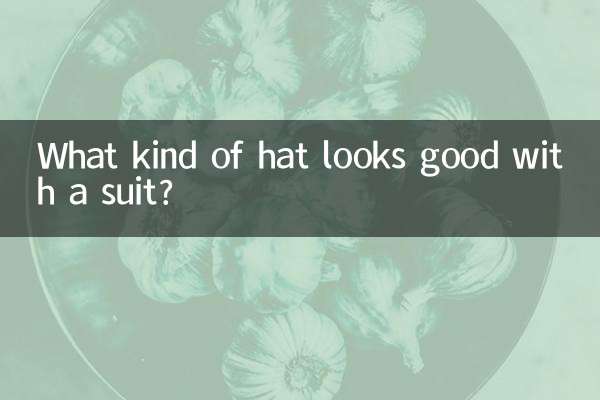 ¿Qué tipo de sombrero queda bien con un traje?