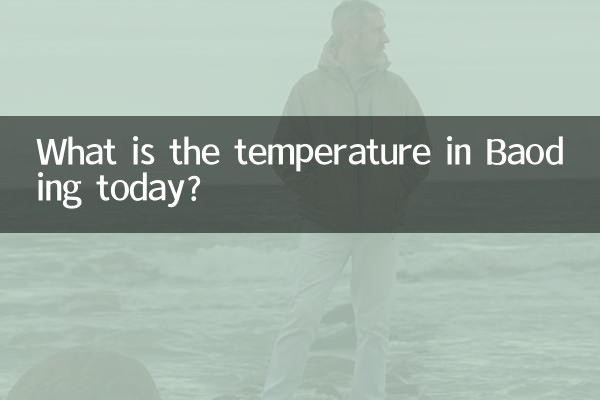 ¿Cuál es la temperatura en Baoding hoy?