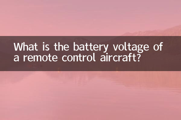 Wie hoch ist die Batteriespannung eines ferngesteuerten Flugzeugs?