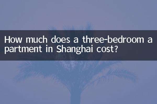 Quanto costa un appartamento con tre stanze da letto a Shanghai?