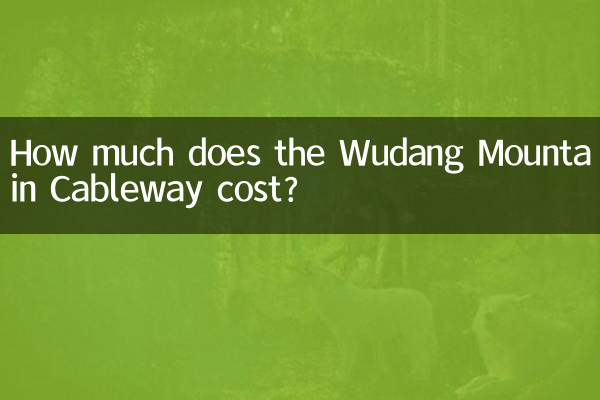 كم تبلغ تكلفة تلفريك جبل ودانغ؟