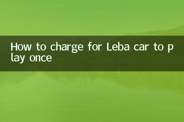Come addebitare una volta per le auto Leba