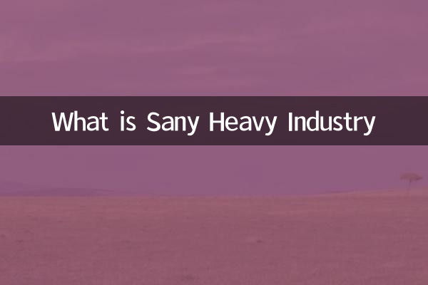 O que é Sany Heavy Industry