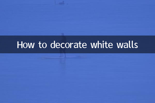 Come decorare le pareti bianche