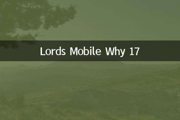 Lords Mobile Why 17