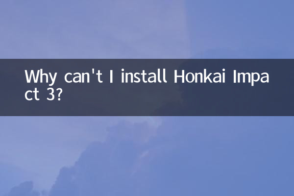 Perché non riesco a installare Honkai Impact 3?