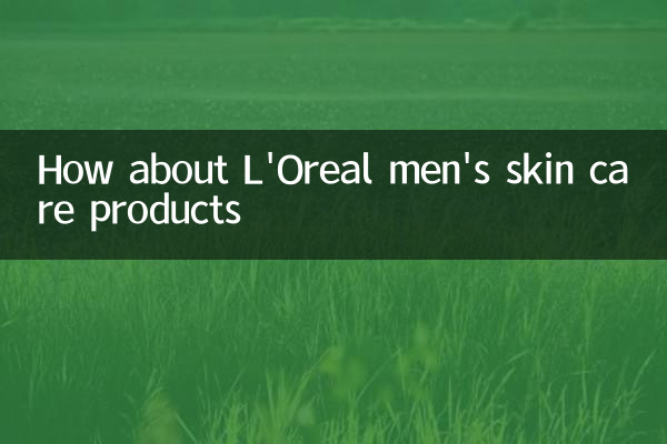 ¿Qué tal los productos para el cuidado de la piel masculina de L'Oreal?