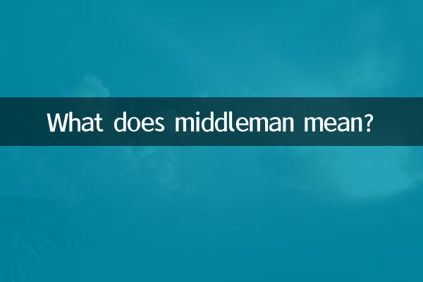 中间人什么意思