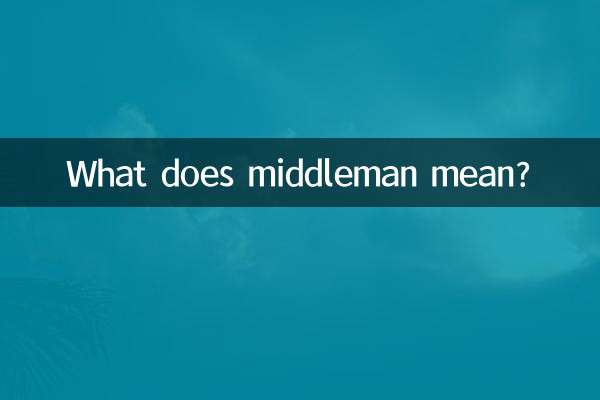 中间人什么意思