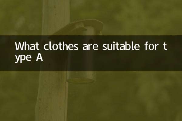 Quais roupas são adequadas para o tipo A