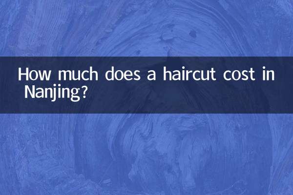 Quanto costa un taglio di capelli a Nanchino?