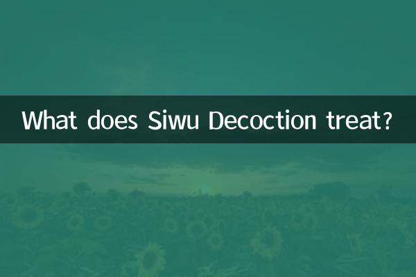 What does Siwu Decoction treat?