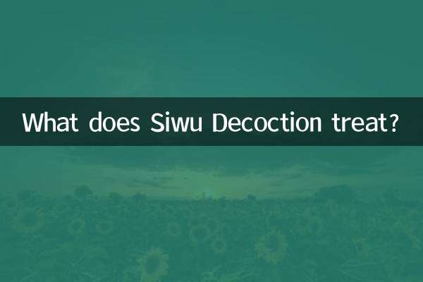 四物湯治療什麼