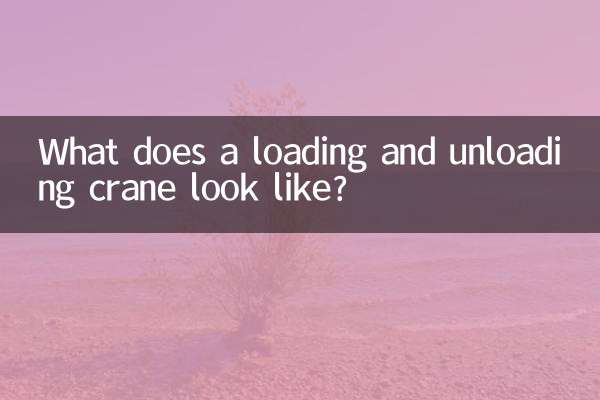 Wie sieht ein Be- und Entladekran aus?