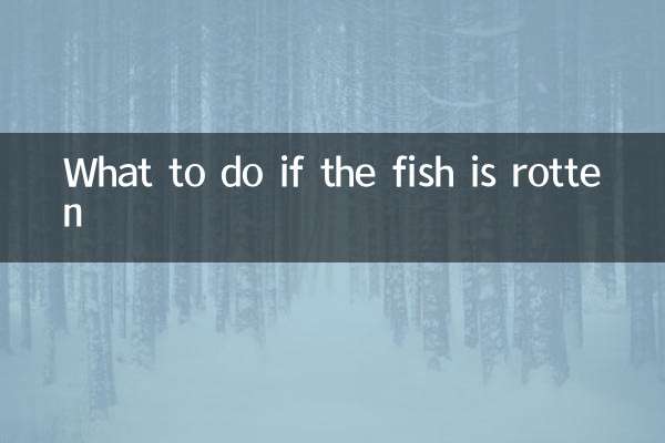 ¿Qué hacer si el pescado está podrido?