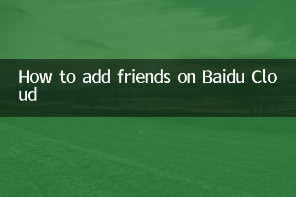 Как добавить друзей в Baidu Cloud