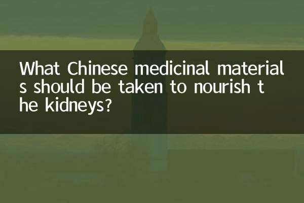 Welche chinesischen Arzneimittel sollten zur Ernährung der Nieren eingenommen werden?