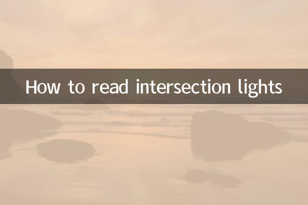 路口信號燈怎麼看
