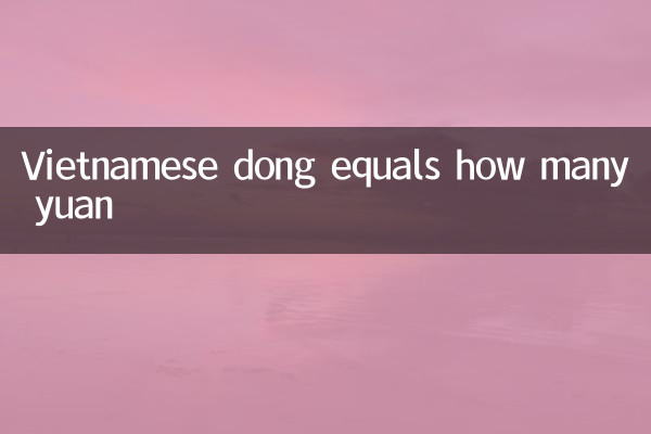 Wie viele Yuan entspricht der vietnamesische Dong?