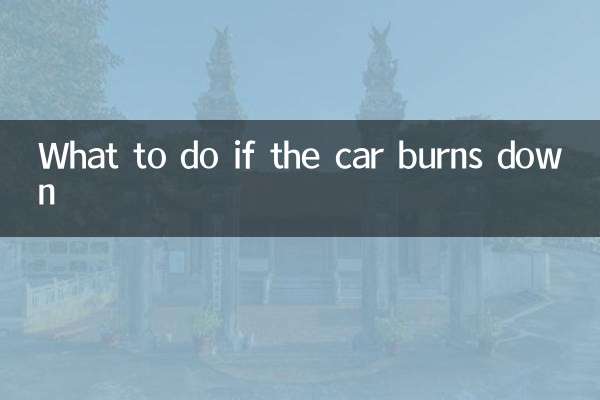 अगर कार जल जाए तो क्या करें?