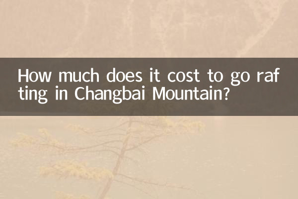 How much does it cost to go rafting in Changbai Mountain?