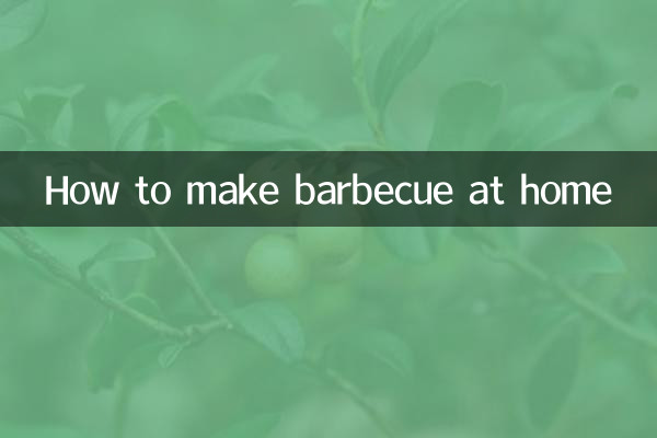 How to make barbecue at home