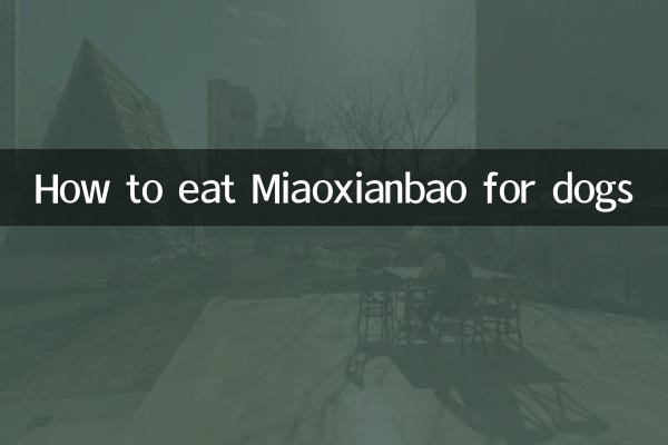 How to eat Miaoxianbao for dogs