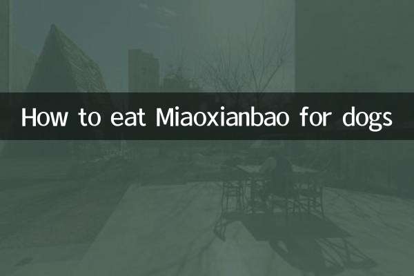 How to eat Miaoxianbao for dogs