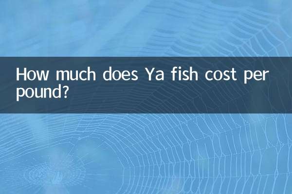 Ya 물고기는 파운드당 얼마입니까?