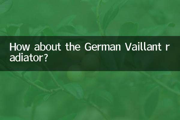 رادیاتور Vaillant آلمان چطور؟