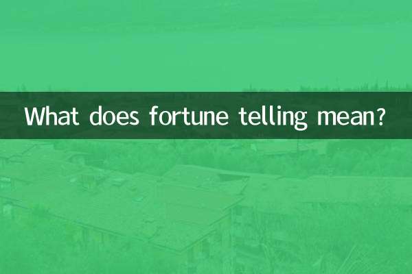 Was bedeutet Wahrsagen?