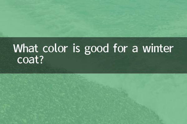 Di che colore va bene un cappotto invernale?