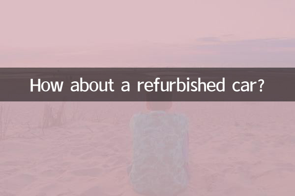 Che ne dici di un'auto rinnovata?