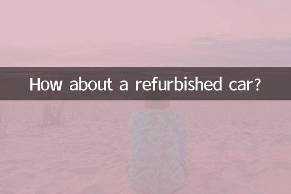 Che ne dici di un'auto rinnovata?