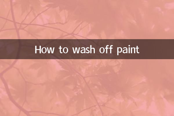 Comment laver la peinture