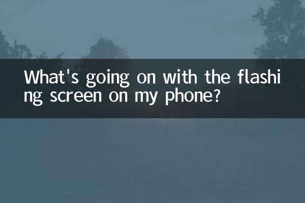 मेरे फ़ोन पर चमकती स्क्रीन के साथ क्या हो रहा है?