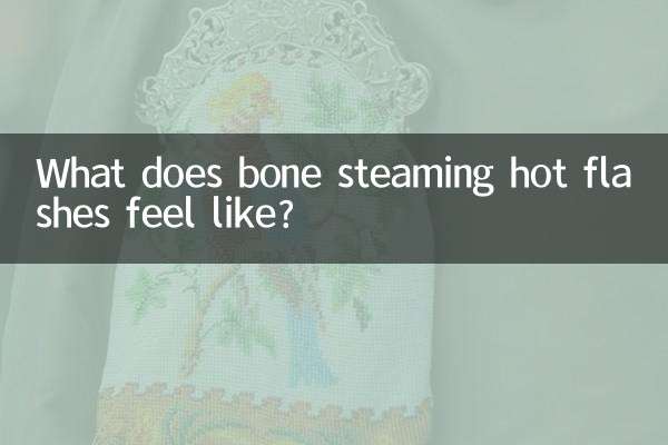 À quoi ressemblent les bouffées de chaleur brûlantes des os ?
