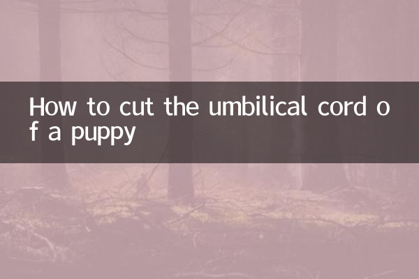 একটি কুকুরছানা এর নাভি কাটা কিভাবে