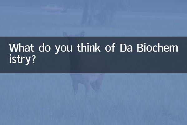 Was halten Sie von Da Biochemistry?