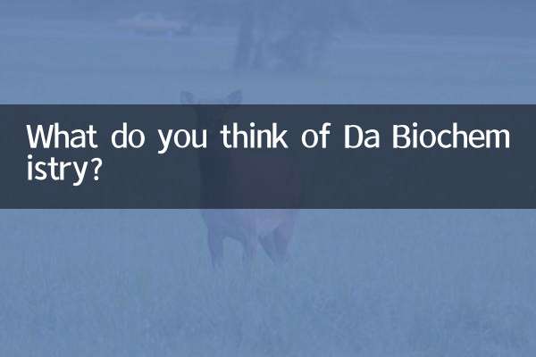 Was halten Sie von Da Biochemistry?