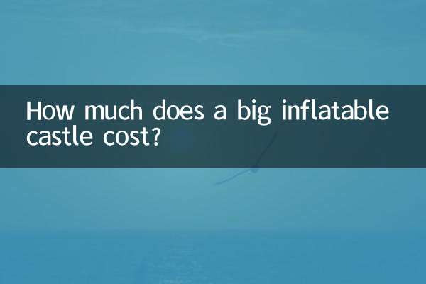 قیمت یک قلعه بزرگ بادی چقدر است؟