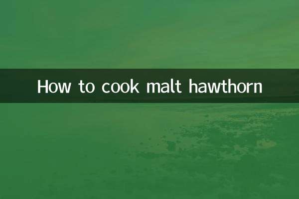 مالٹ ہاؤتھورن کو کیسے پکانا ہے