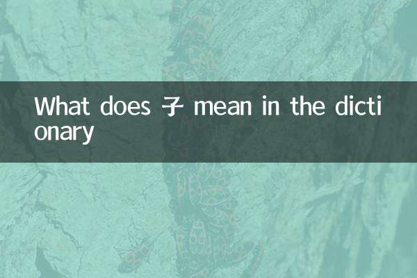 子 در فرهنگ لغت به چه معناست