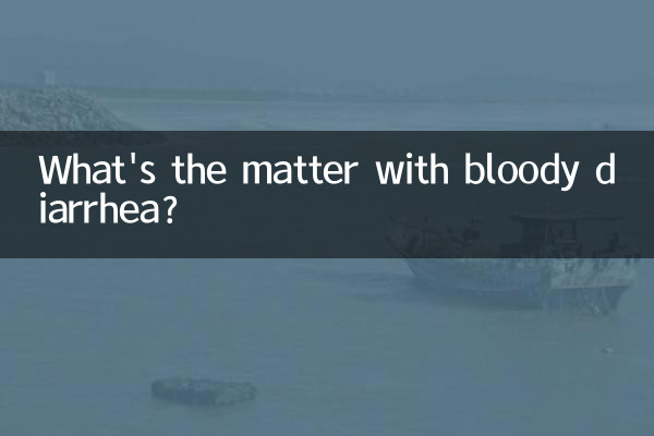 ¿Qué pasa con la diarrea con sangre?