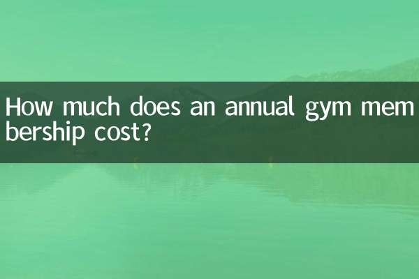 ¿Cuánto cuesta la membresía anual de un gimnasio?