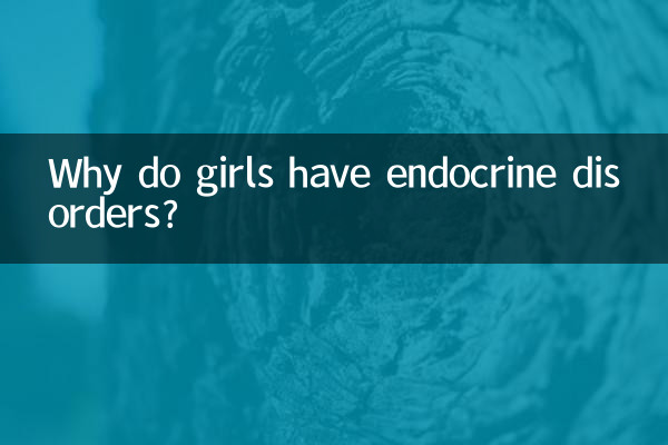 Warum haben Mädchen endokrine Störungen?